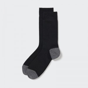 Uniqlo Color Block Strumpor Herr Svarta | 4495387