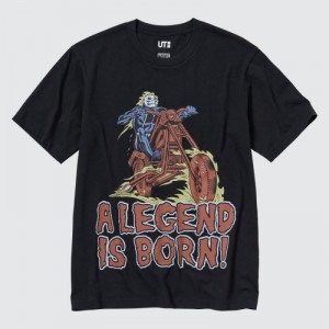 Uniqlo MAGIC FOR ALL FOREVER UT Short-Sleeve T-shirt Dam Svarta | 4447501
