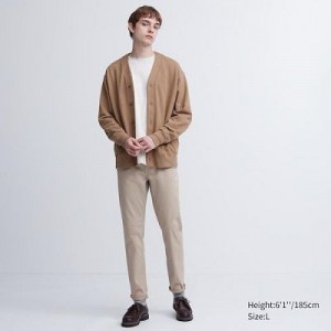 Uniqlo Ultra Stretch Color Jeans Dam Beige | 8460167