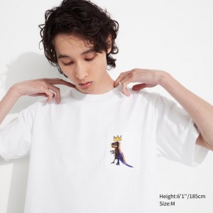 Uniqlo Ut Archive Ut Short Sleeve Graphic Jean-michel Basquiat T-shirt Herr Vita | 2380298