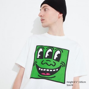 Uniqlo Ut Archive Ut Short Sleeve Graphic Keith Haring T-shirt Herr Vita | 4762519