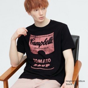 Uniqlo Ut Archive Ut Short Sleeve Graphic Andy Warhol T-shirt Herr Svarta | 2932595