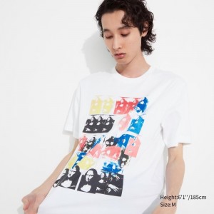 Uniqlo Ut Archive Ut Short Sleeve Graphic Andy Warhol T-shirt Herr Vita | 7112410