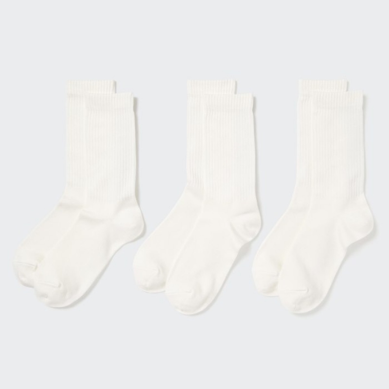 Uniqlo 3 Pack Strumpor Dam Vita | 2054841