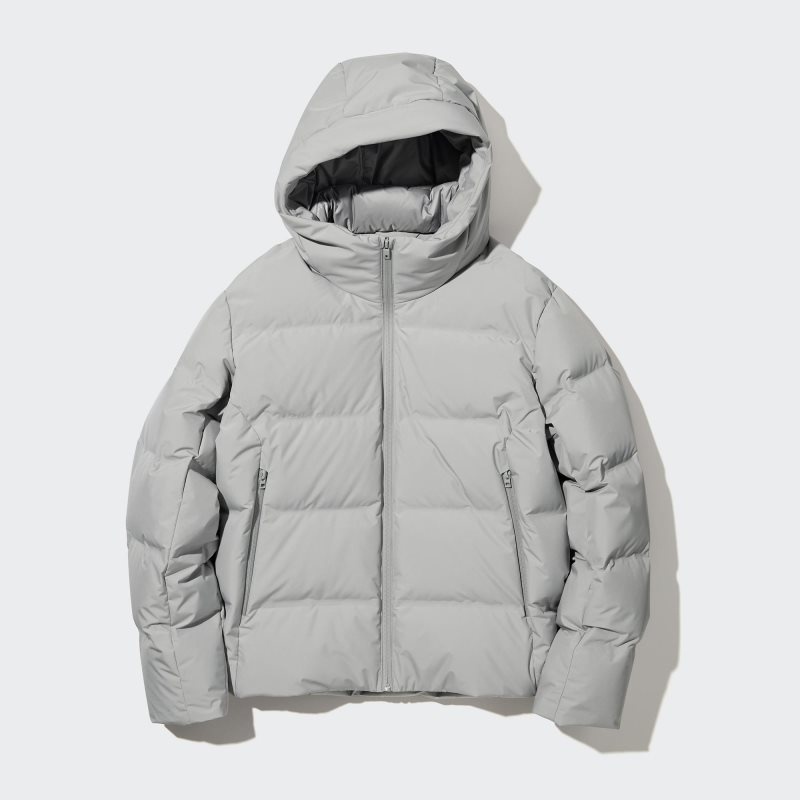 Uniqlo 3d Cut Seamless Down Parka Herr Svarta | 5590607