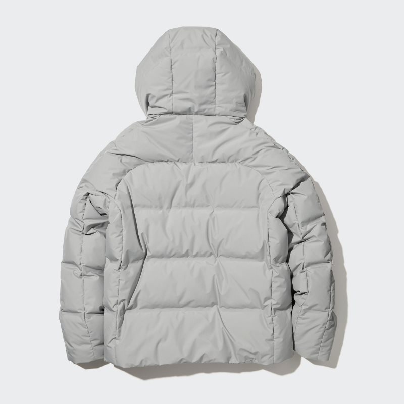 Uniqlo 3d Cut Seamless Down Parka Herr Svarta | 5590607