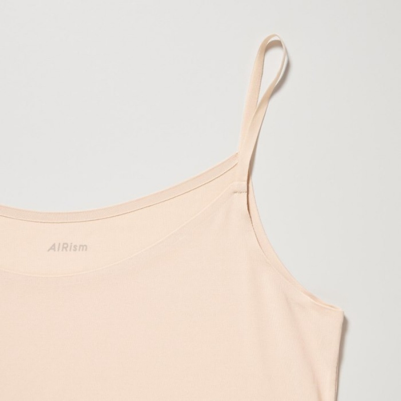 Uniqlo AIRism Camisole Linne Dam Beige | 1742016
