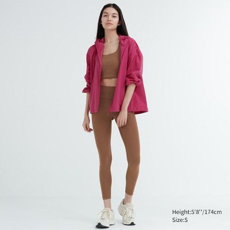 Uniqlo AIRism UV Protection Pocketed Soft Leggings Dam Bruna | 4186371