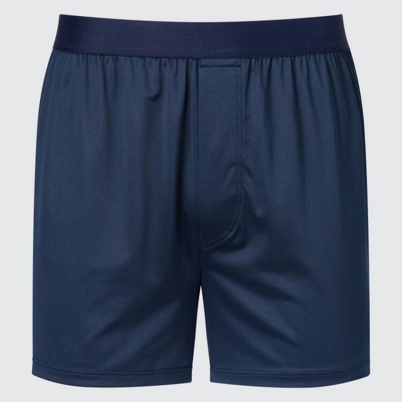 Uniqlo Airism Loose Fit Boxers Underkläder Herr Marinblå | 8706780