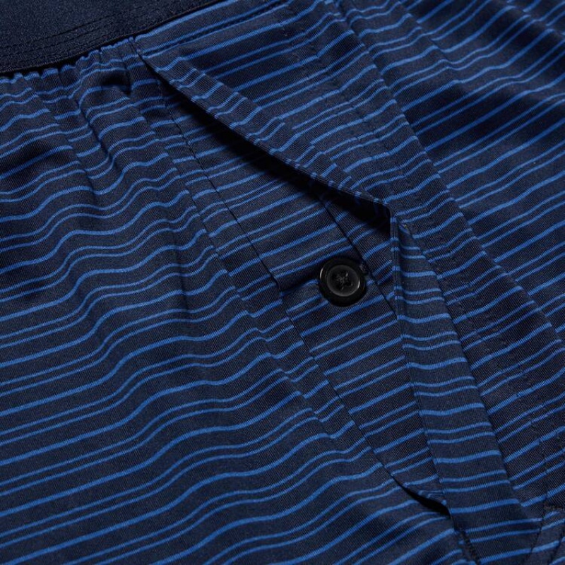 Uniqlo Airism Striped Loose Fit Boxers Underkläder Herr Blå | 3527281