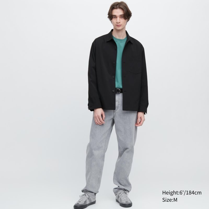Uniqlo Airsense Shirt Ultra Light Shirt Jackor Herr Olivgröna | 8023161