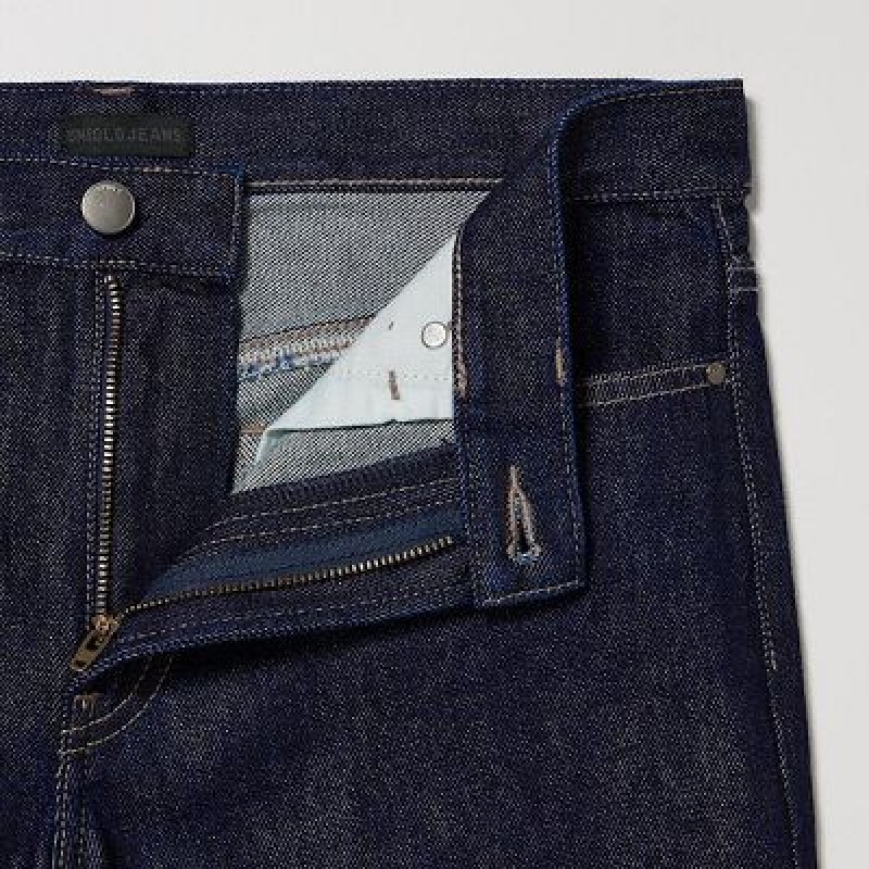 Uniqlo Baggy Jeans Dam Marinblå | 3437199