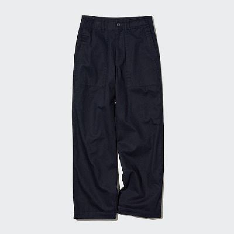 Uniqlo Baker Byxor Dam Marinblå | 8607779