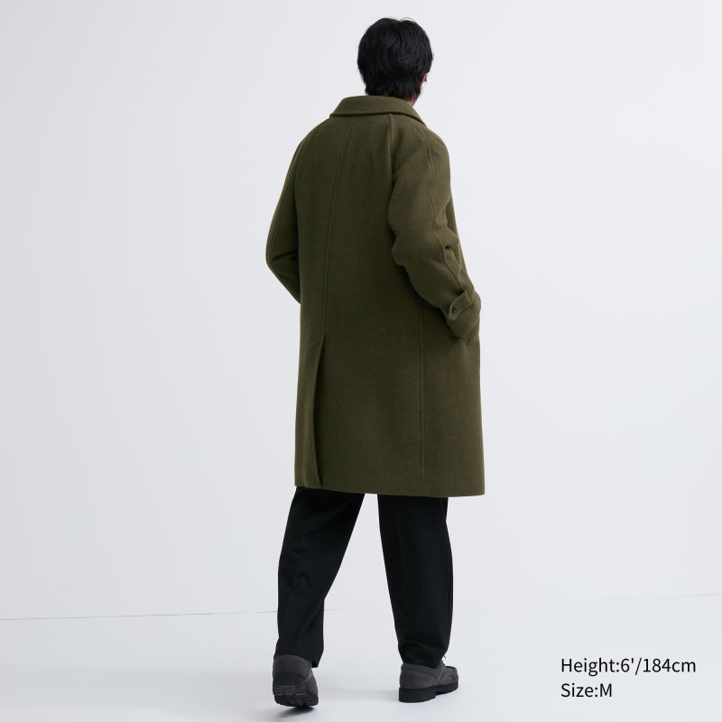 Uniqlo Balmacaan Rockar Herr Olivgröna | 5804966