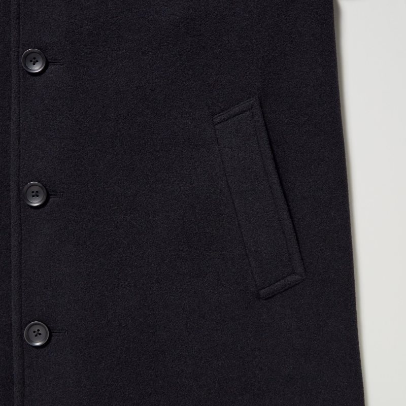 Uniqlo Balmacaan Rockar Herr Olivgröna | 5804966