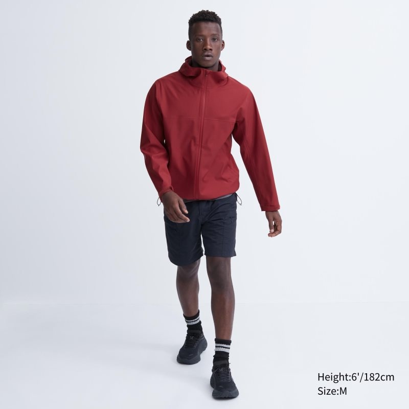 Uniqlo Blocktech 3d Cut Parka Herr Marinblå | 5477578