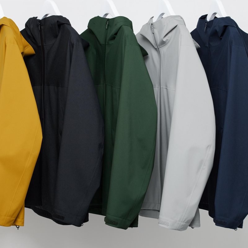 Uniqlo Blocktech 3d Cut Parka Herr Marinblå | 5477578