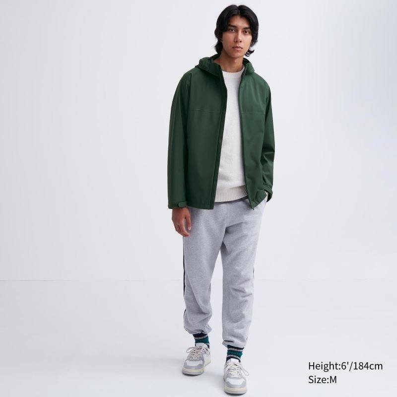 Uniqlo Blocktech 3d Cut Parka Herr Marinblå | 5477578