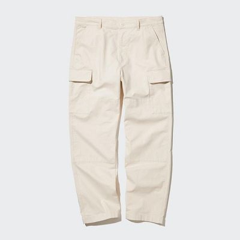Uniqlo Cargo Byxor Dam Beige | 590147