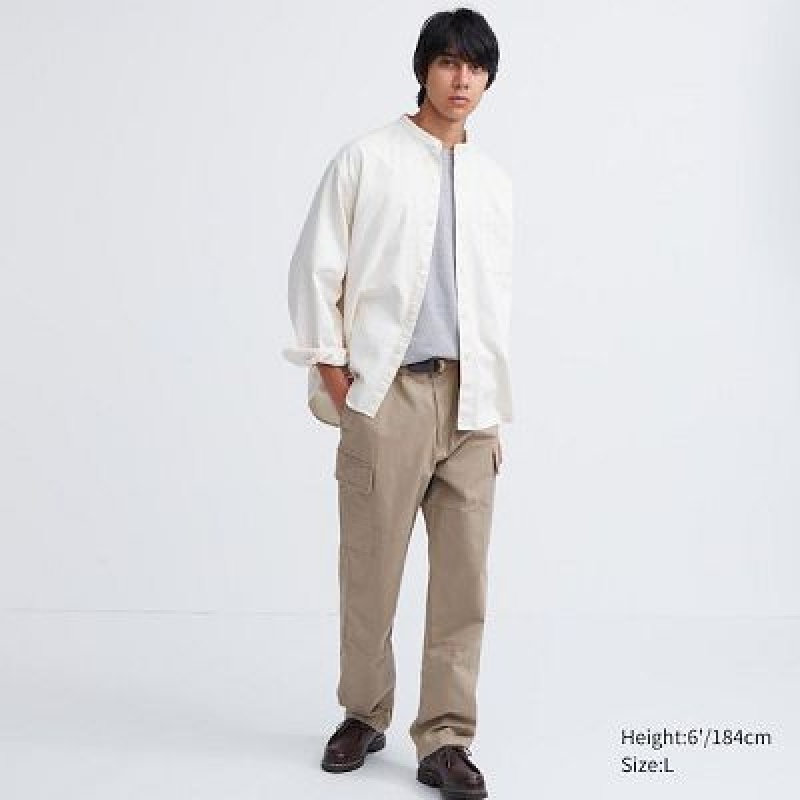 Uniqlo Cargo Byxor Dam Beige | 590147