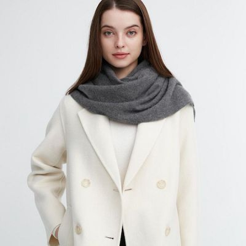 Uniqlo Cashmere Halsduk Dam Grå | 2717619