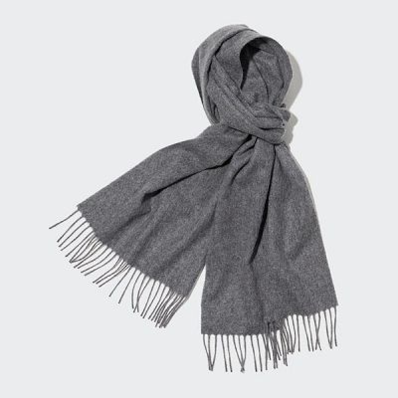 Uniqlo Cashmere Halsduk Dam Grå | 2717619