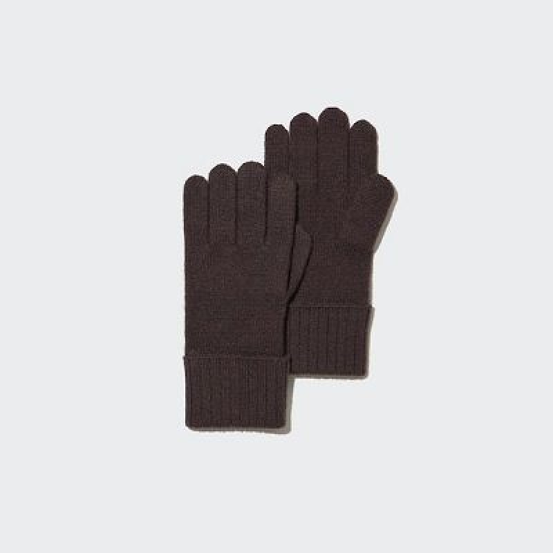 Uniqlo Cashmere Knitted Handskar Dam Bruna | 9859587