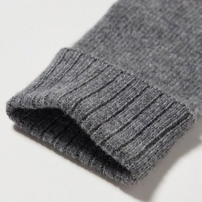 Uniqlo Cashmere Knitted Handskar Dam Grå | 1154838