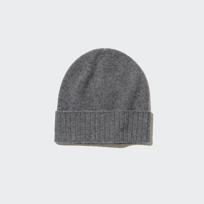 Uniqlo Cashmere Knitted Mössa Dam Grå | 9369786