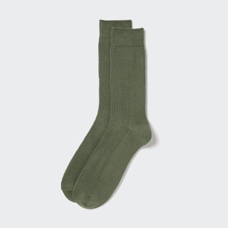 Uniqlo Colorful 50 Strumpor Herr Gröna | 3258212