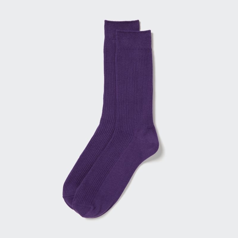 Uniqlo Colorful 50 Strumpor Herr Lila | 1435890