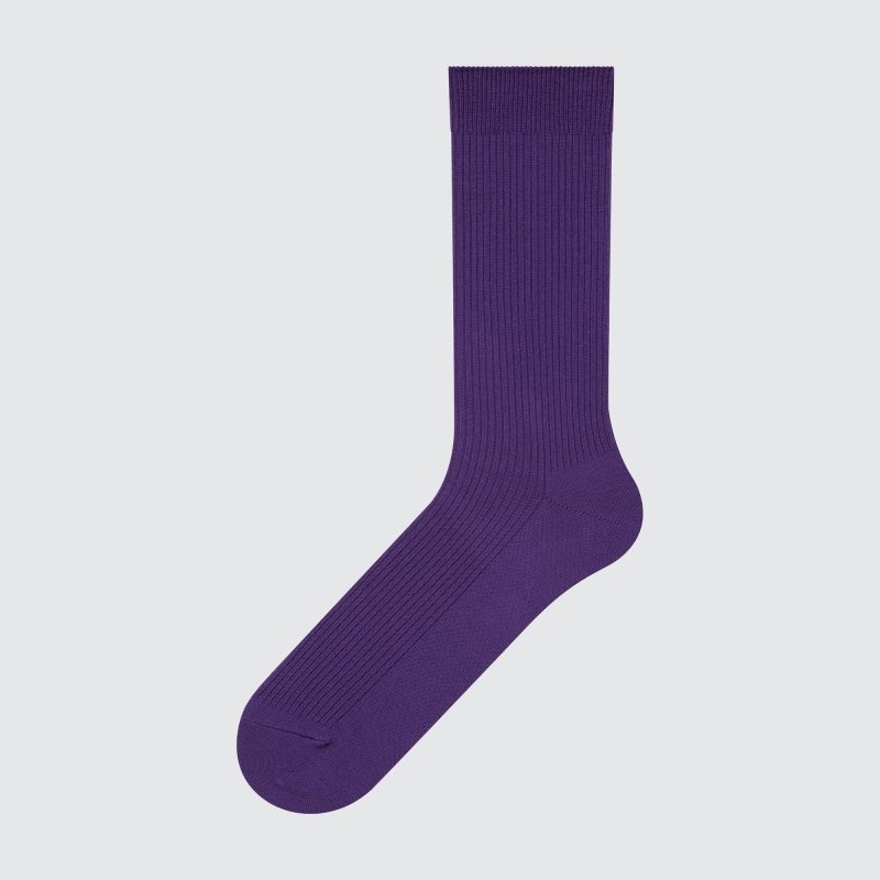Uniqlo Colorful 50 Strumpor Herr Lila | 6537272