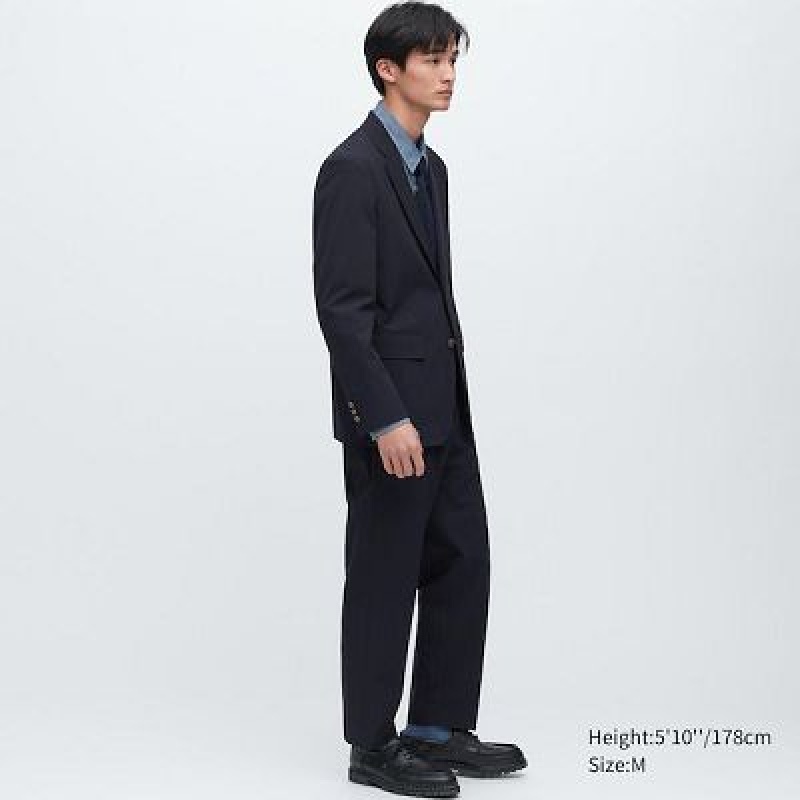 Uniqlo Comfort Blazers Dam Marinblå | 654699