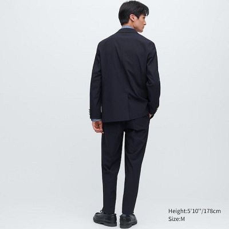 Uniqlo Comfort Blazers Dam Marinblå | 654699
