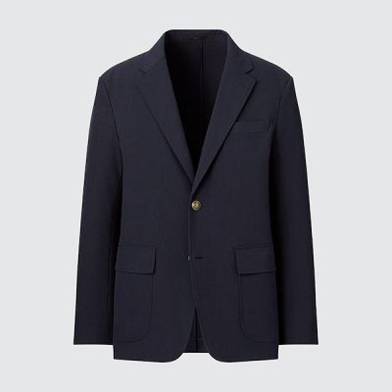 Uniqlo Comfort Blazers Dam Marinblå | 654699