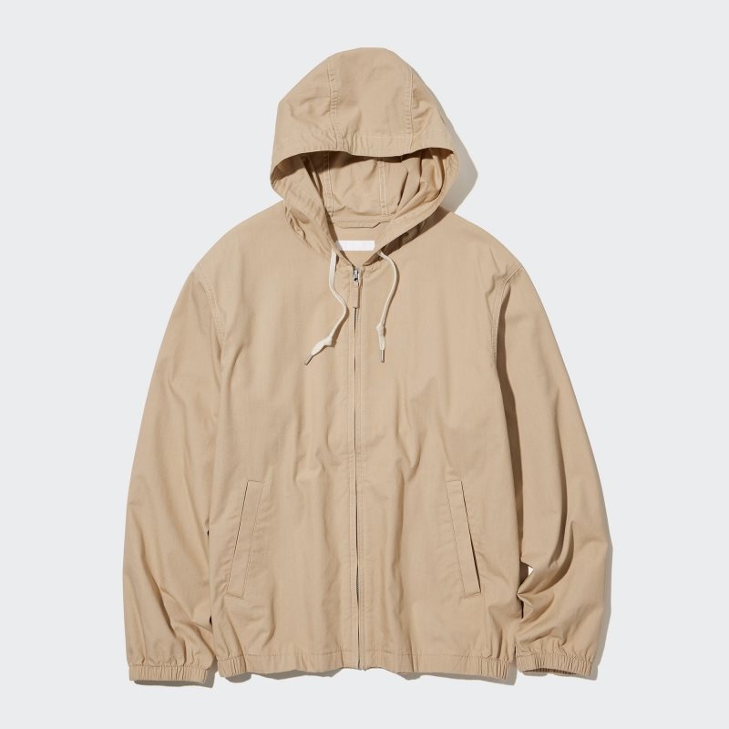 Uniqlo Cotton Parka Herr Beige | 4378967