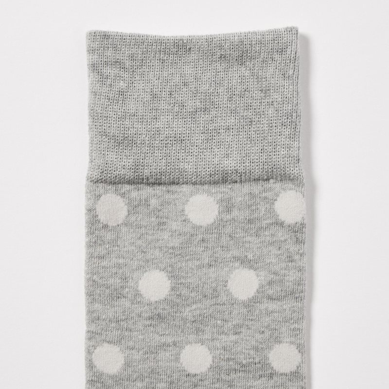 Uniqlo Dotted Strumpor Herr Grå | 6664344