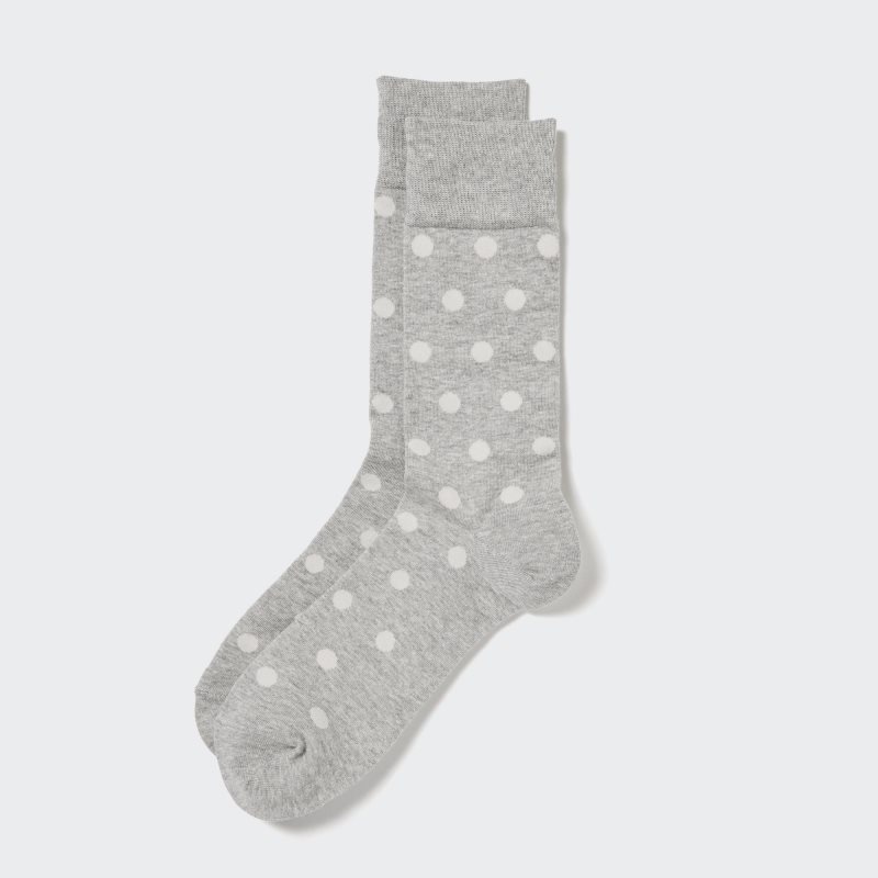 Uniqlo Dotted Strumpor Herr Grå | 6664344