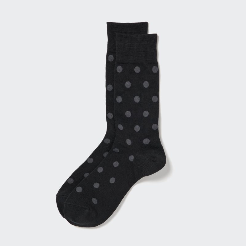 Uniqlo Dotted Strumpor Herr Svarta | 3776872