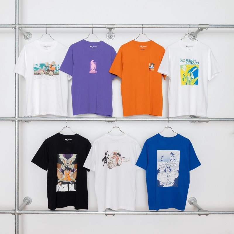 Uniqlo Dragon Ball Ut Short-sleeve Graphic T-shirt Herr Lila | 5894901