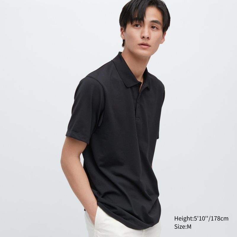 Uniqlo Dry-ex Piketröja Herr Svarta | 2196634