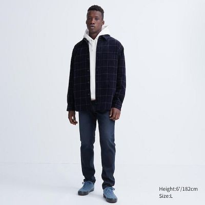 Uniqlo EZY Ultra Stretch Jeans Dam Blå | 8495166