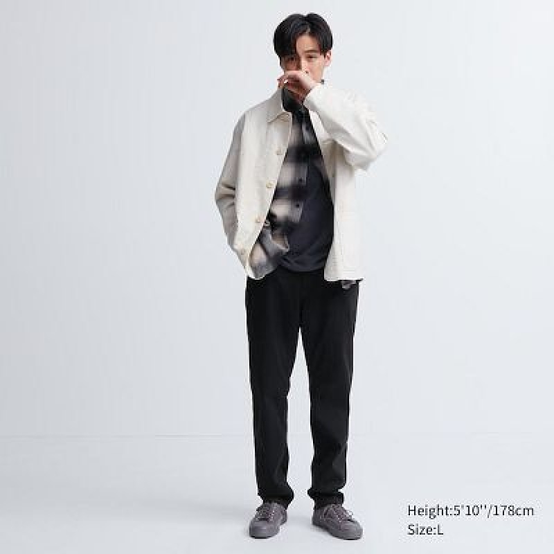 Uniqlo EZY Ultra Stretch Jeans Dam Svarta | 1804907