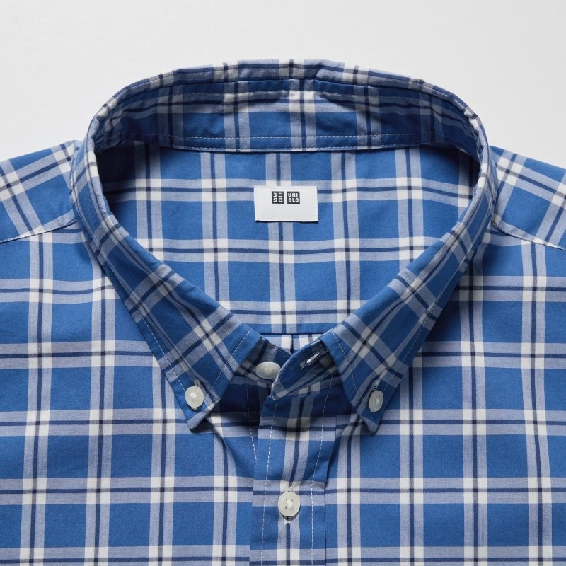 Uniqlo Extra Fine Cotton Broadcloth Long-sleeve Skjorta Herr Blå | 3973005