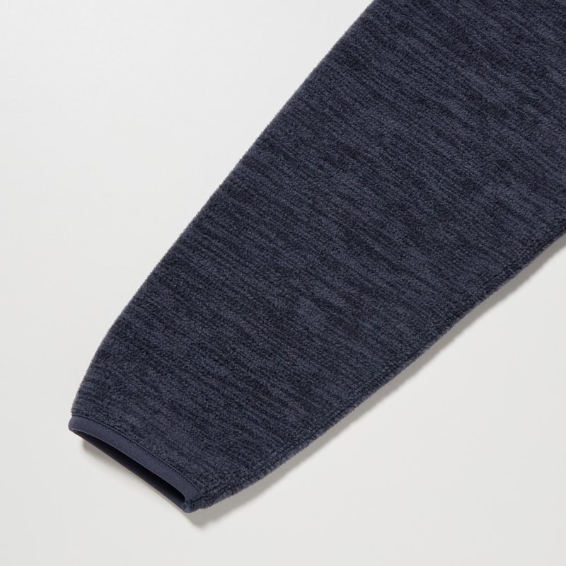 Uniqlo Fleece Full-zip Long Sleeve Jackor Herr Gröna | 2468892