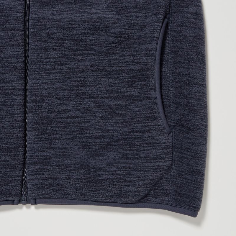Uniqlo Fleece Full-zip Long Sleeve Jackor Herr Gröna | 2468892