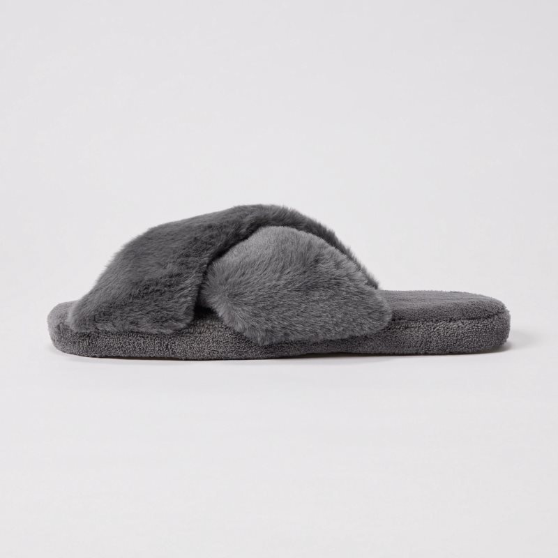 Uniqlo Fleece Room Furry Fleece Tofflor Herr Grå | 5923944