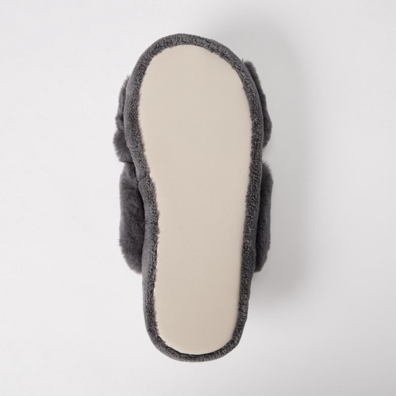 Uniqlo Fleece Room Furry Fleece Tofflor Herr Grå | 5923944