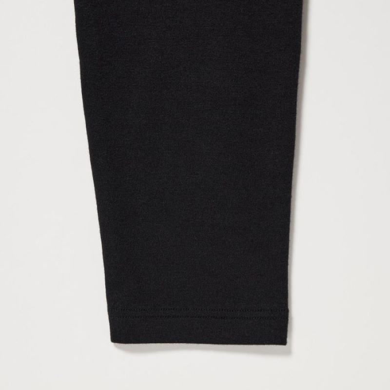 Uniqlo HEATTECH Cotton Extra Warm Leggings Dam Svarta | 2660594
