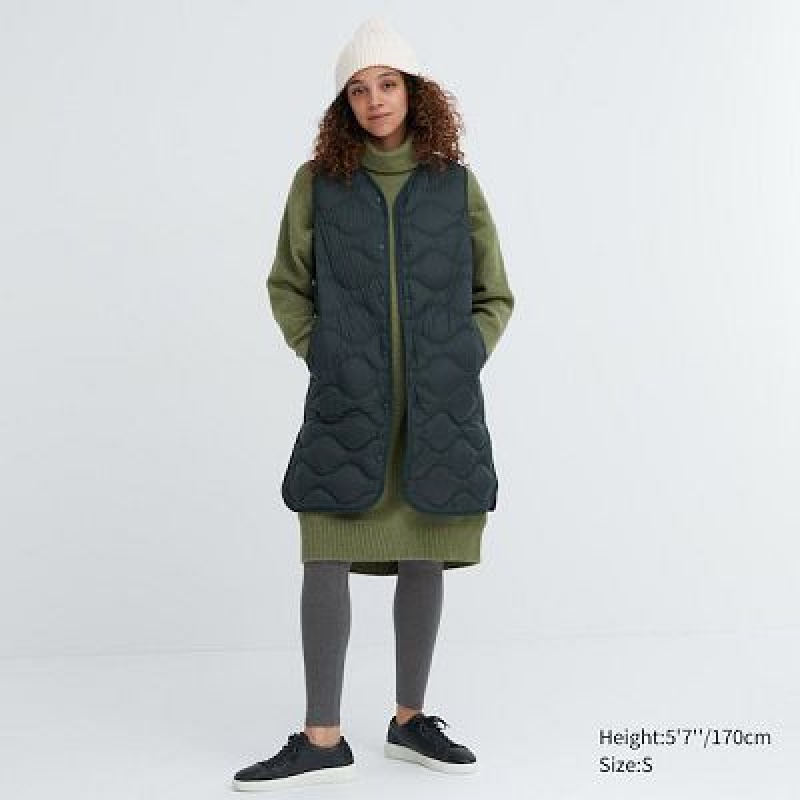 Uniqlo HEATTECH Cotton Leggings Dam Grå | 2652883